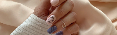 Nails with creative design