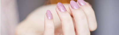 Pink nails