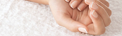 Hands with healthy, natural nails